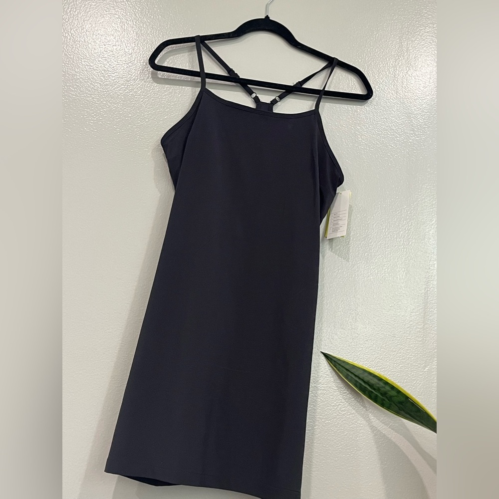 Women’s Flex Strappy Active Dress. Black. S - Picture 4 of 16
